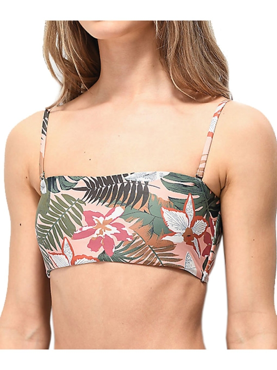 Damsel Sandstone Leaves Bikini Top patroon