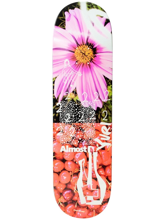 Almost In Bloom Impact Light 8.5″ Skateboard Deck patroon