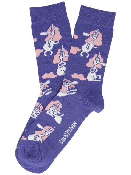 Lousy Livin Skygum skisokken blauw