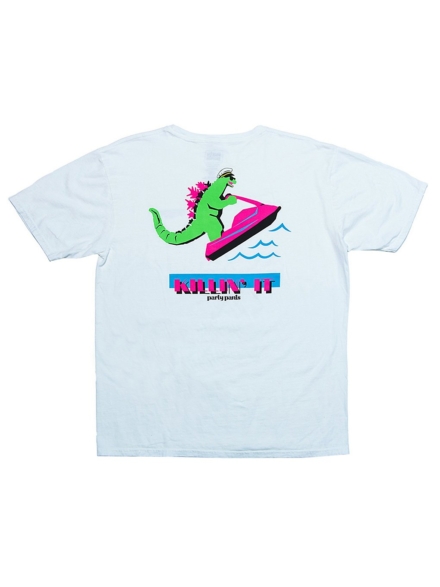 Party broek Dino Ripper T-Shirt wit