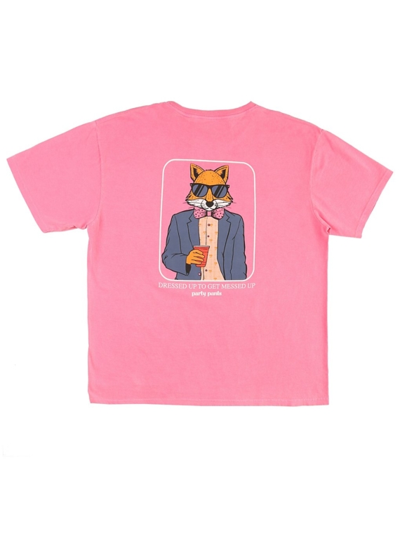 Party broek Zero FOX T-Shirt roze