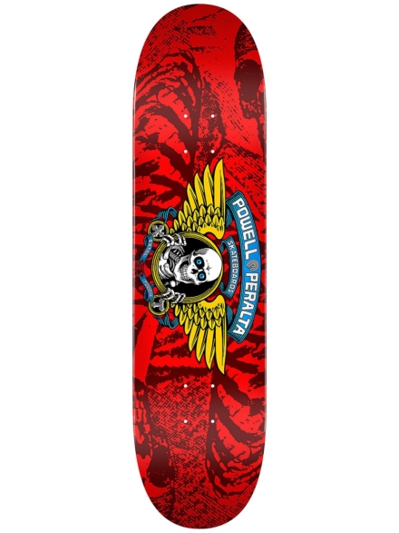 Powell Peralta Winged Ripper Birch 7.0" Skateboard Deck rood