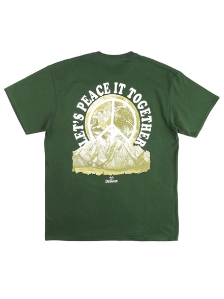 Dravus Peace it T-Shirt groen
