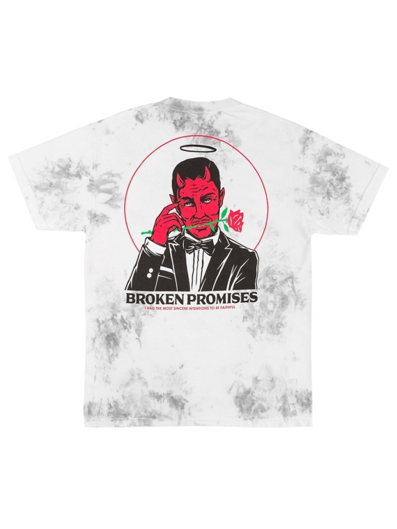 Broken Promises Lucky Lucifer T-Shirt grijs