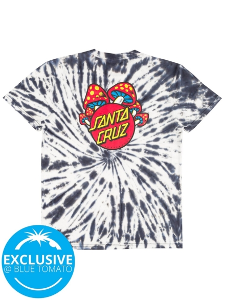 Santa Cruz X BT Shroom Dot T-Shirt zwart