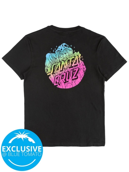 Santa Cruz X BT Neon Fade Conjurer T-Shirt zwart