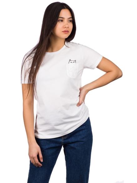 RIPNDIP Lord Nermal Pocket T-Shirt wit