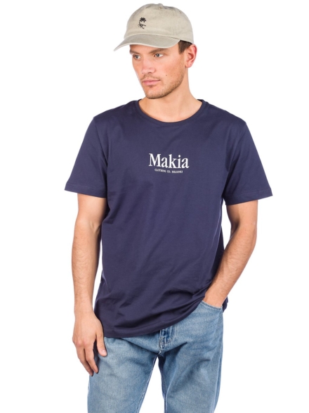 Makia Strait T-Shirt blauw