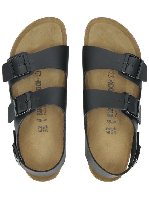 Birkenstock Milano BF slippers zwart