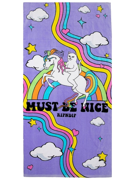 RIPNDIP My Little Nerm Beach Towel paars