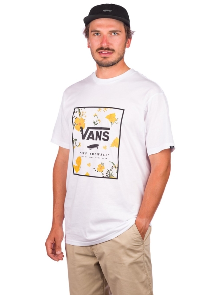 Vans Print Box T-Shirt wit