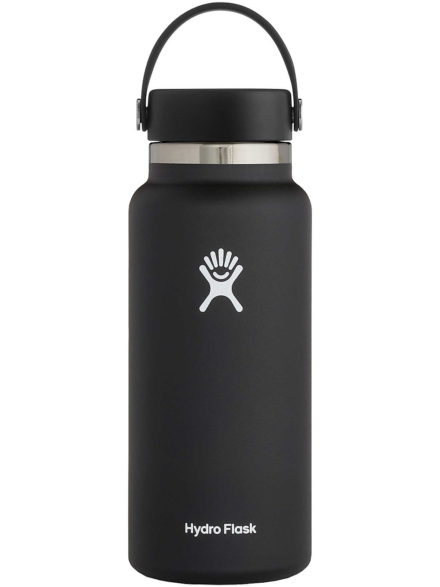 Hydro Flask 16 Oz Wide Mouth Flex Sip Lid Bottle zwart