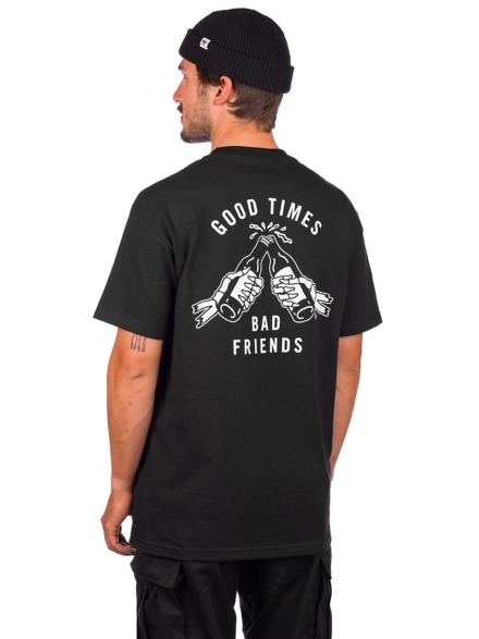 Lurking Class Good Times Bad Friends T-Shirt zwart