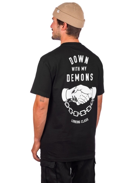 Lurking Class Down With My Demons T-Shirt zwart