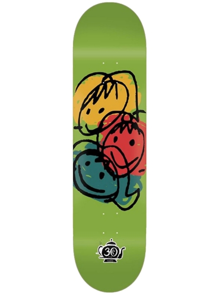 Foundation Faces 8.25" Skateboard Deck patroon