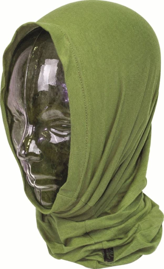 Highlander Headover nekwarmer balaclava sjaal olive