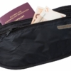 Travelsafe moneybelt lightweight reisportemonnee zwart - twee ritsen