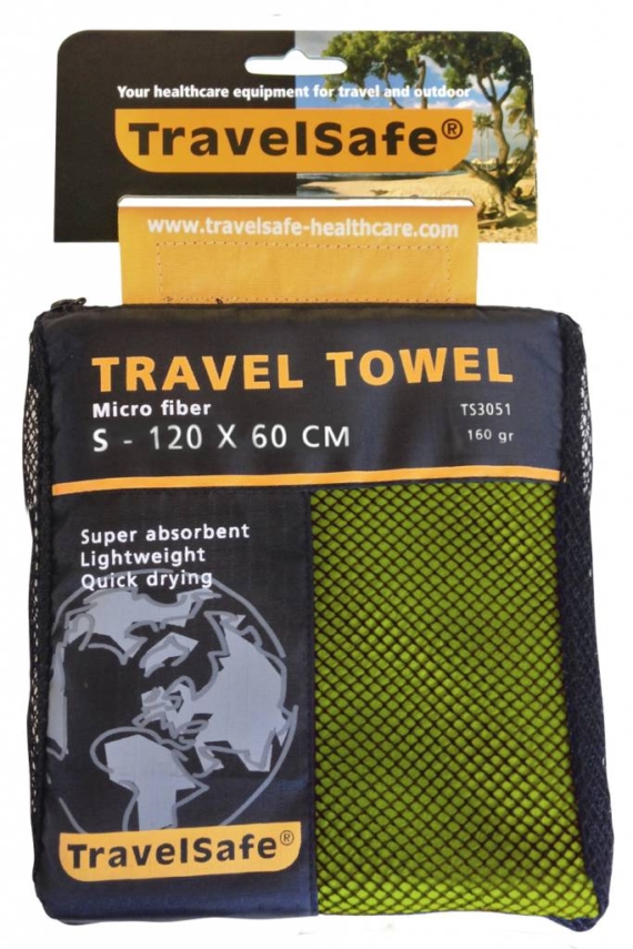 Travelsafe Reishanddoek S 60 x 120 cm Lime groen