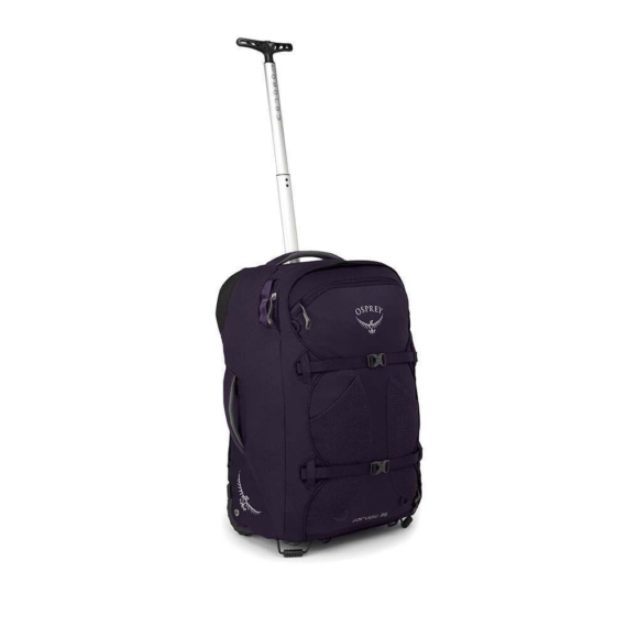 Osprey Fairview Wheels 36l travelpack convertible dames handbagage -Amulet Purple O/S