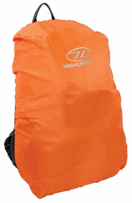 Highlander Rugzak regenhoes 20-30l oranje