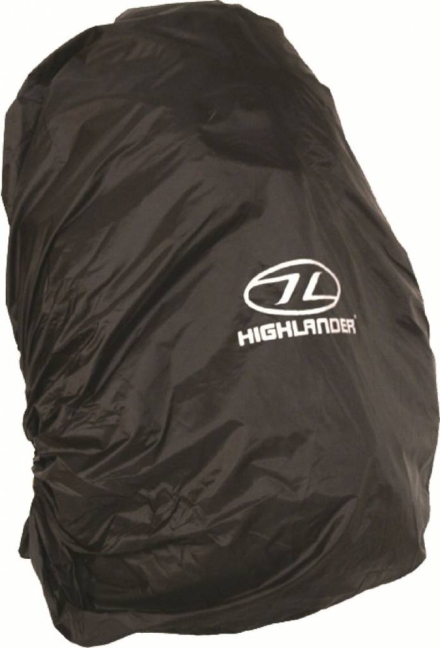 Highlander Rugzak regenhoes 20-30l zwart