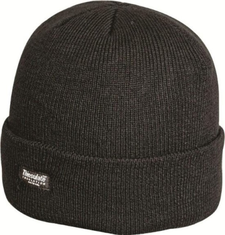 Highlander Thinsulate muts ski hat unisex zwart