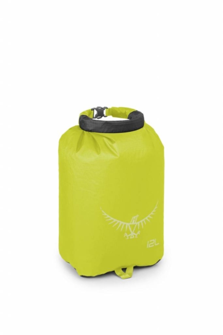 Osprey Ultralight DrySack 12 liter drybag Electric Lime waterdichte zak