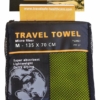 Travelsafe Microvezel reishanddoek M 135 x 70 cm Groen