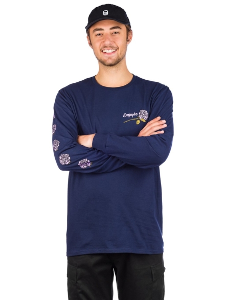 Empyre Death & Rose Long Sleeve T-Shirt blauw