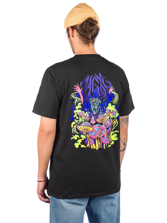 A.Lab Magic Mushrooms T-Shirt zwart