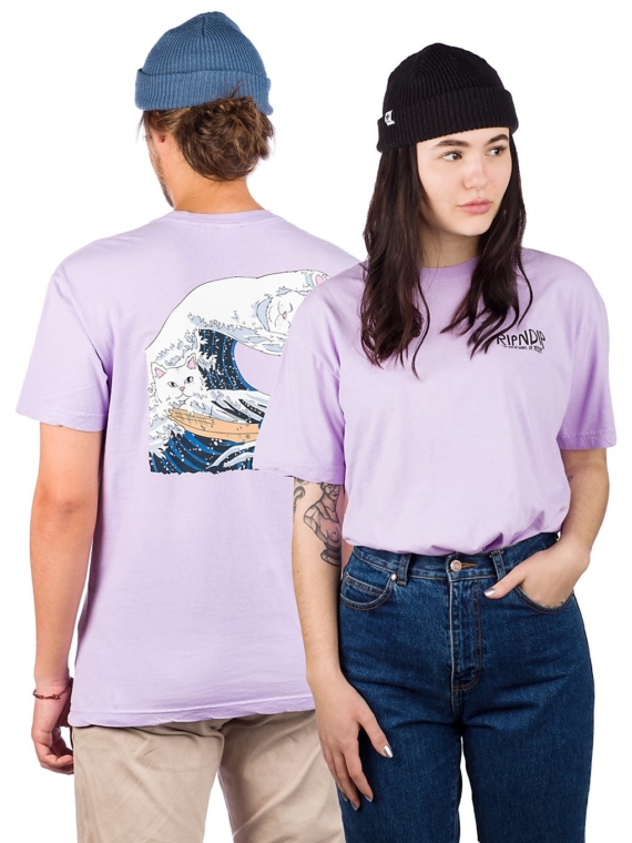 RIPNDIP Great Wave T-Shirt paars
