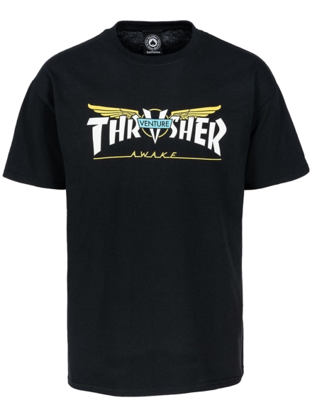 Thrasher Venture Collab T-Shirt zwart