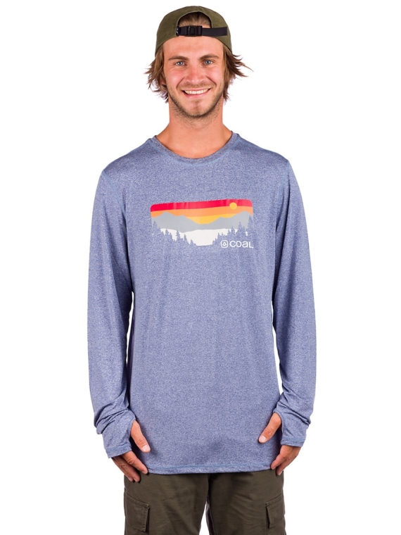 Coal Klamath Long Sleeve T-Shirt blauw