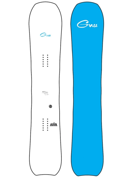 Gnu Hyper Kyarve 159W 2021 Snowboard patroon