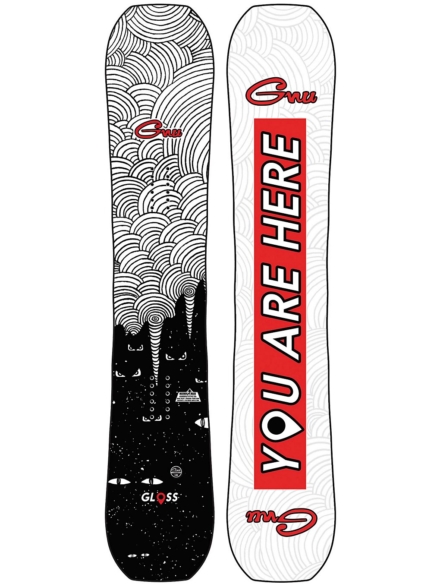 Gnu Gloss 148 2021 Snowboard patroon