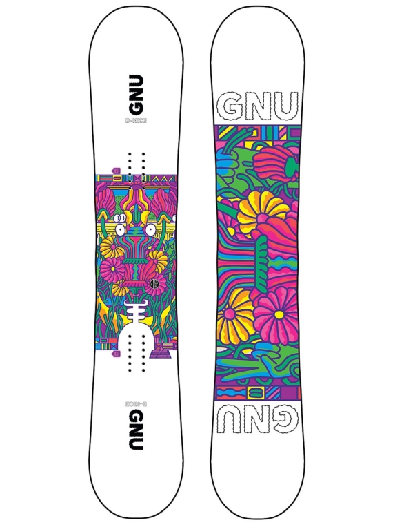 Gnu B Nice 142 2021 Snowboard patroon