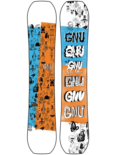 Gnu Young Money 130 2021 Snowboard patroon