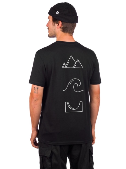 Blue Tomato BT Slopes T-Shirt zwart