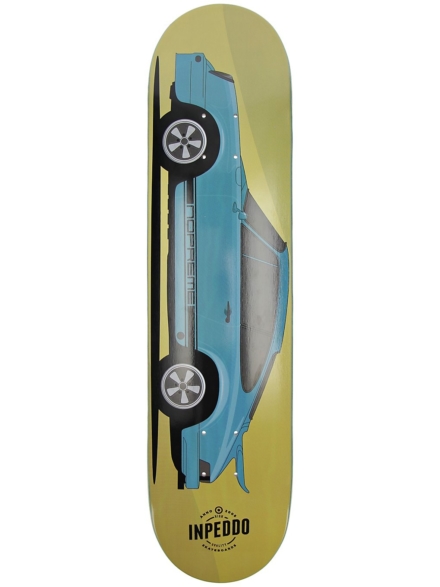 Inpeddo X Nopreme 7.5" Skateboard Deck blauw