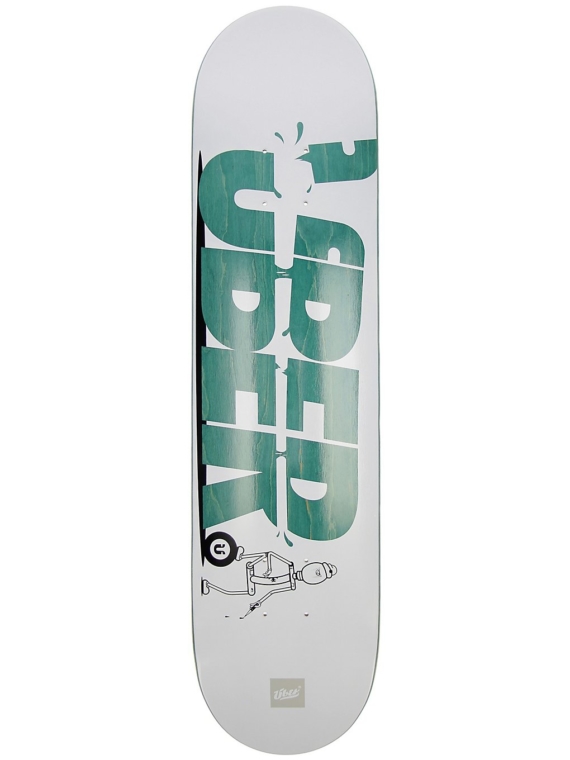 Über Slice 7.5″ Skateboard Deck groen