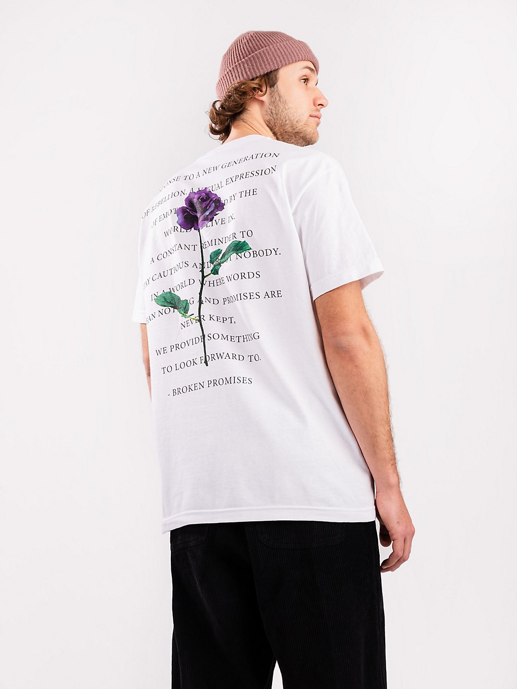 Broken Promises Blossom T-Shirt wit