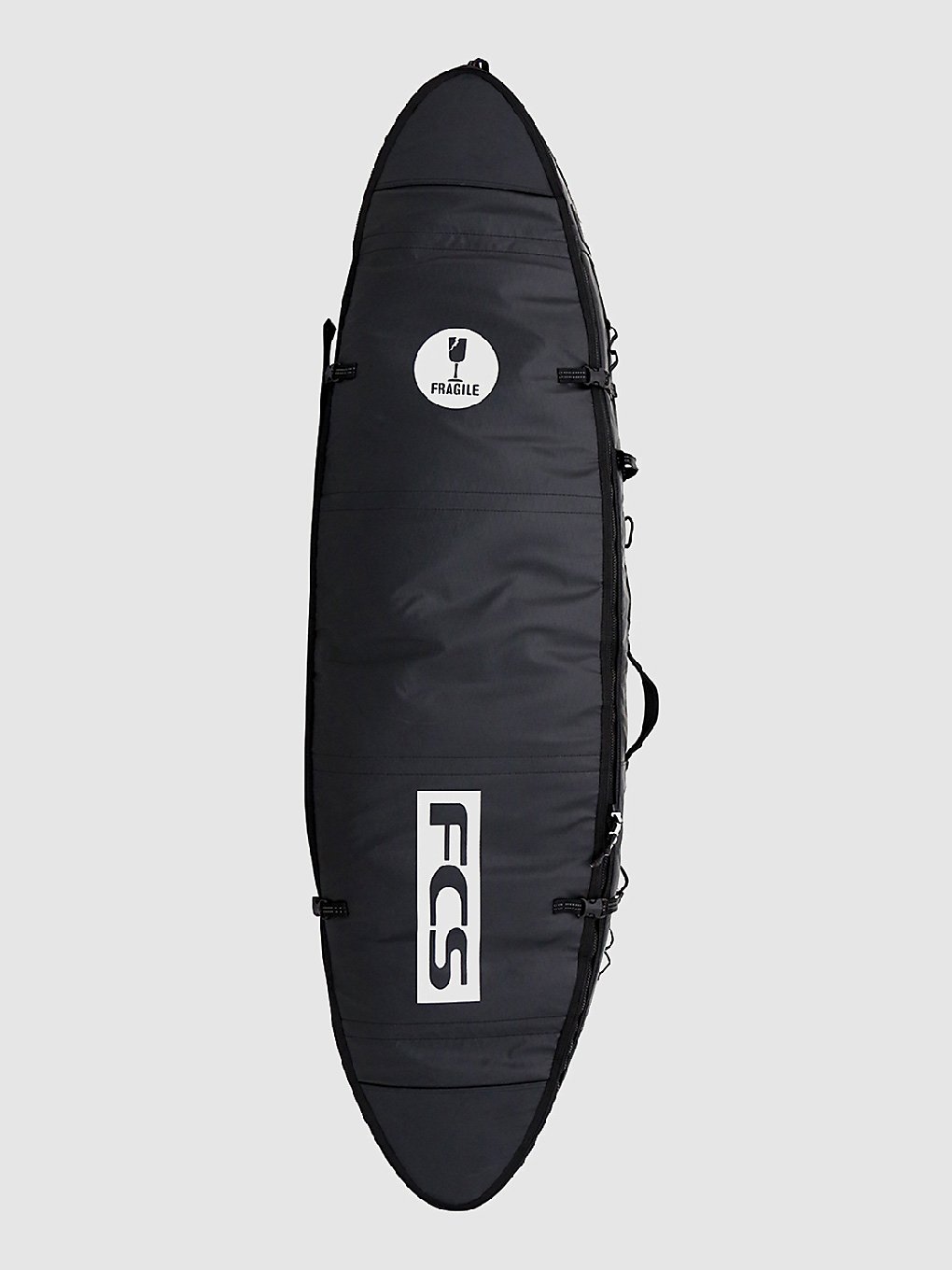 FCS Travel 1 All Purpose 6’3 Surfboard tas zwart