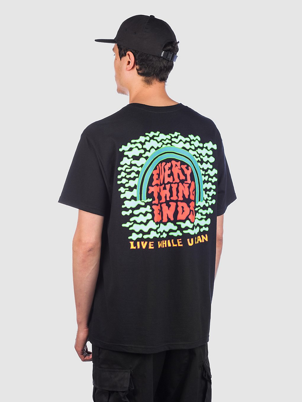 A.Lab Everything Ends T-Shirt zwart