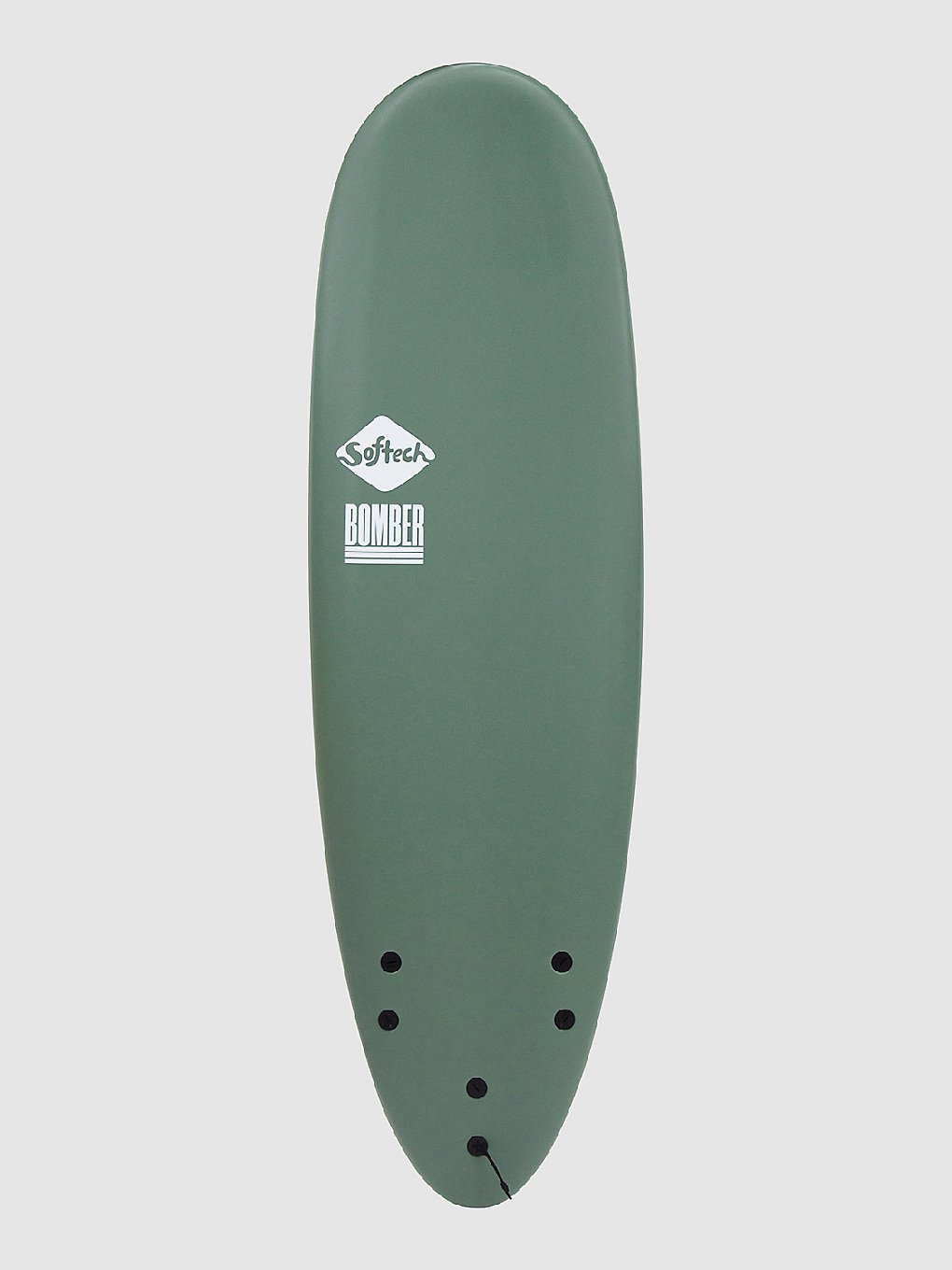 Softech Bomber FCS II 5'10 Softtop Surfboard groen