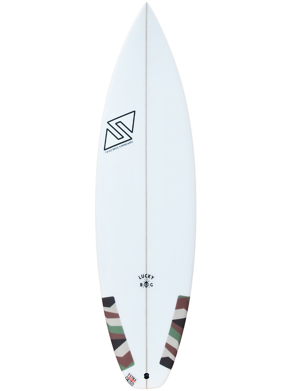 TwinsBros Lucky Bug FCS 5’4 Surfboard patroon