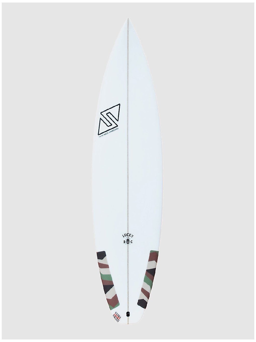 TwinsBros Lucky Bug FCS2 5’6 Surfboard patroon