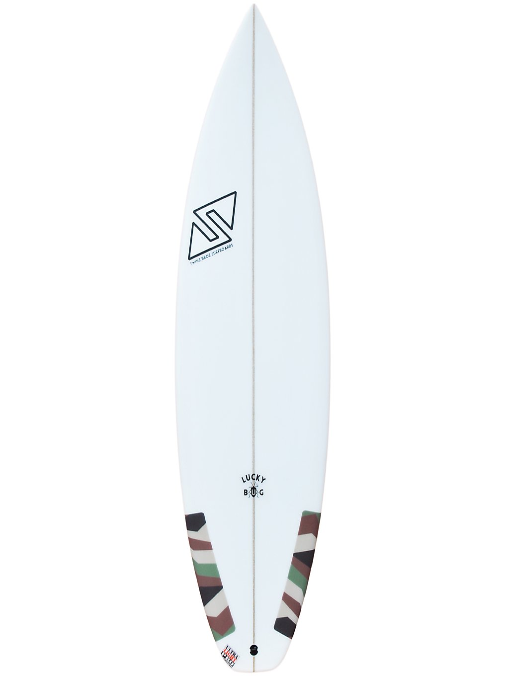 TwinsBros Lucky Bug FCS2 6’2 Surfboard patroon