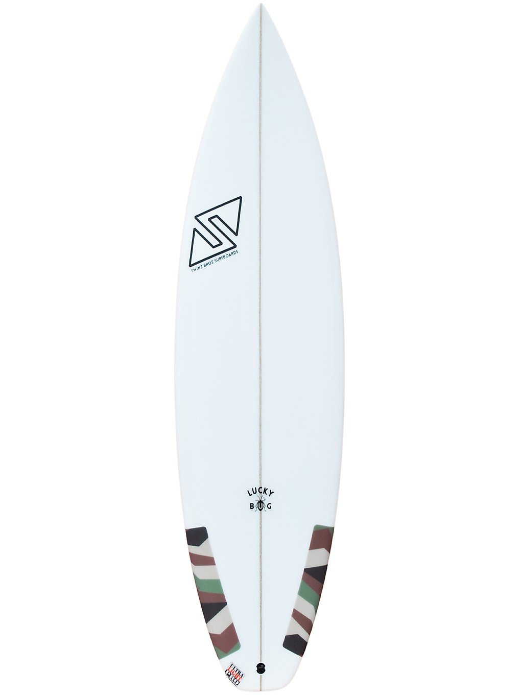 TwinsBros Lucky Bug Future 5’7 Surfboard patroon