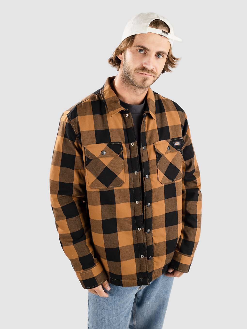 Dickies Sherpa Lined Sacramento Hemd bruin