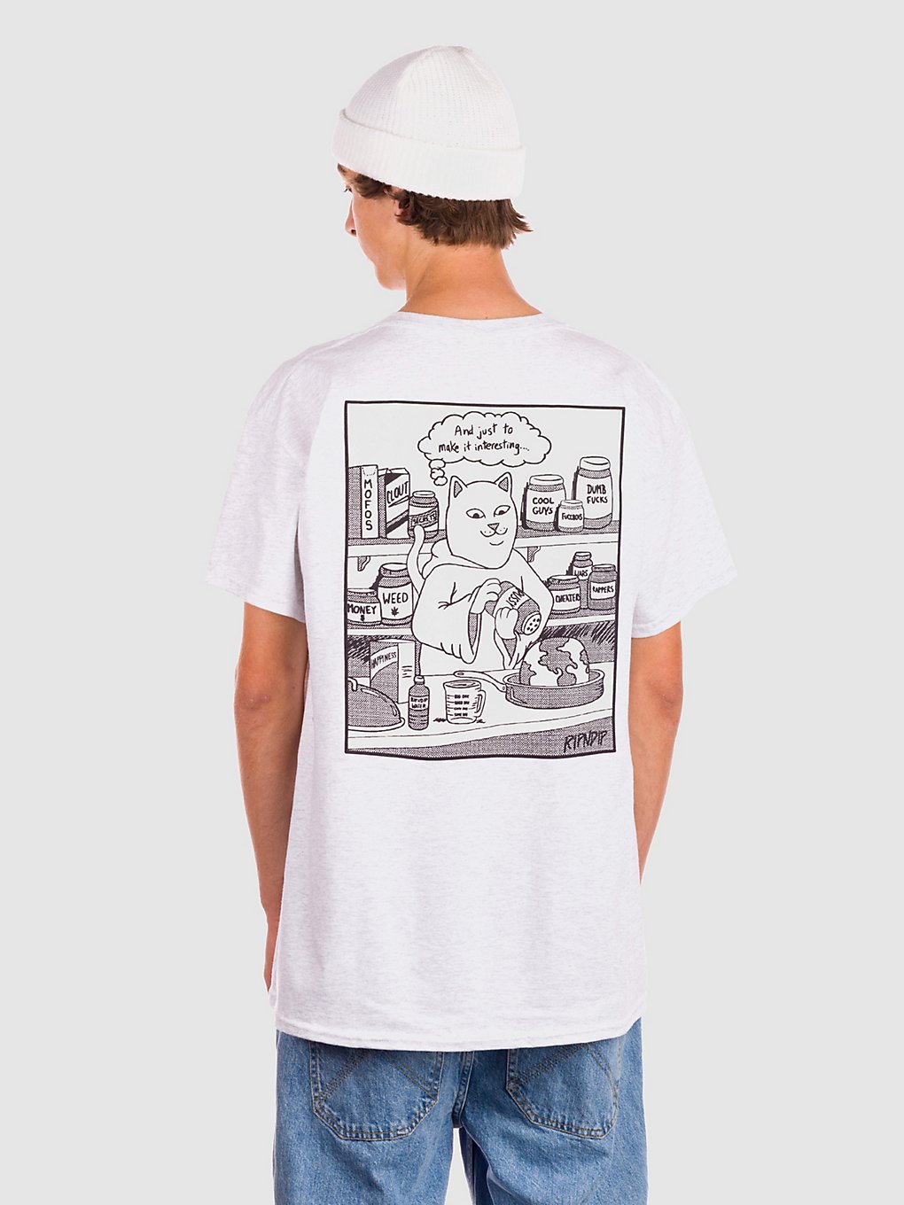 RIPNDIP Shake N Bake T-Shirt grijs